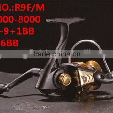R9F Series Middle End Four Style Size 1000-6000 1+1-9+1BB Front Drag Spinning Fishing Reel fly fishing
