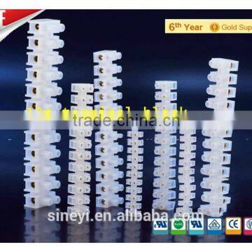 Sineyi Yuyao china manufacturing screw bras PP lighting low transparency high temperature wire terminals