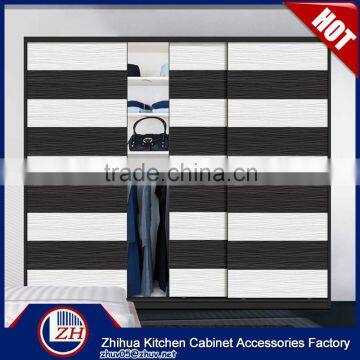 Double color wardrobe design furniture bedroom hotel wardrobe designs
