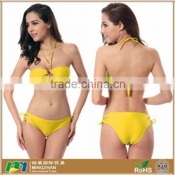 Halter Padded Top Micro Bikini Swimsuit Beachwear Cover up