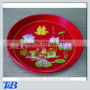 Chinese joyous style beer servingl tray