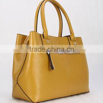 Factory Genuine Leather Customized Lady Handbag Ladies 2016