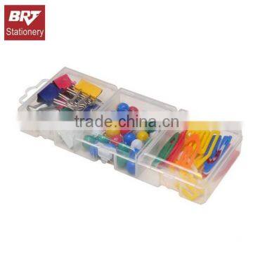 Push pin paper clip binder clip stationery