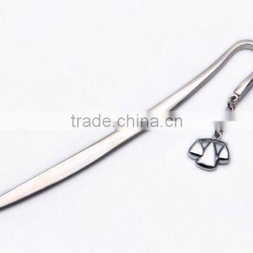 balance shape metal bookmark