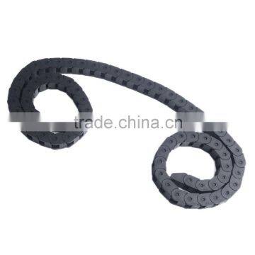 Black Plastic Semi-closed Drag Chain Cable Carrier15x15mm