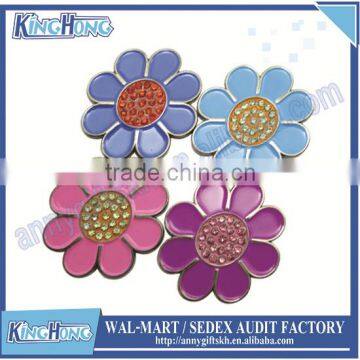 flowers design ladies Golf glover Ball marker