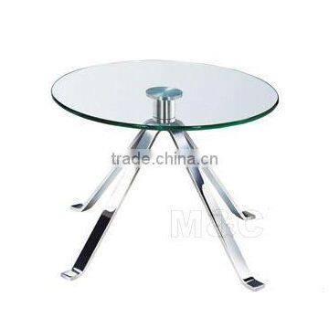 ultra-clear modern and fashionable round glass table top