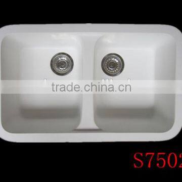 Kitchen Ware Acrylic Artificial Stone Kitchen Sink Double Bowls Resin Sink,wash Basin,Double Sinks Kitchen