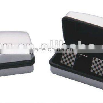 Metal cufflink box