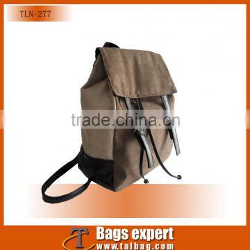 Suede backpack