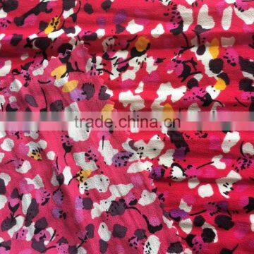 2016 flower print CDC fabric for women dress