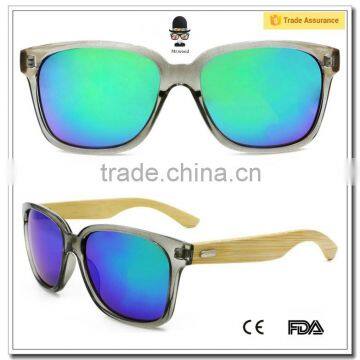 PC Frame bamboo temples glasses bamboo sunglass