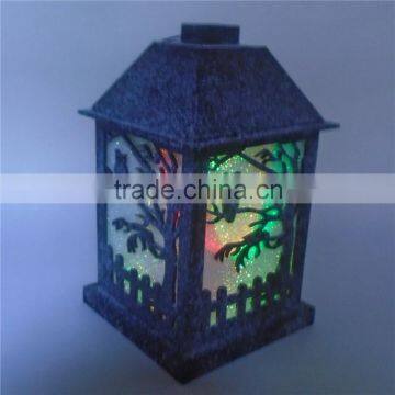 halloween decorative wooden candle holder