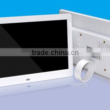 10 inch digital photo frame with muti function with mirror surface frame