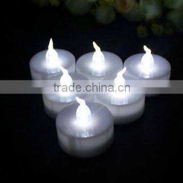 Rechargeble LED tea candle light cold white rechargeable tea light led candle