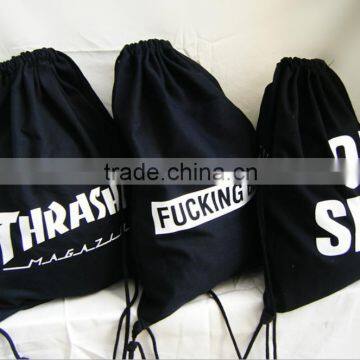 Customized Cotton Drawstring Pounch Cotton Drawstring Bags Wholesale