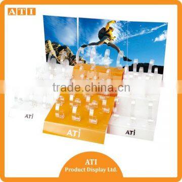 Hongkong Supplier Bracelet Shape Hand Made Watch 3D Logo Stand Acrylic Watch Display photo-6