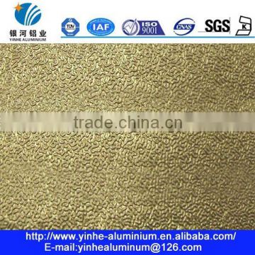 8011 O embossed stucco aluminum sheet for heat insulation materials