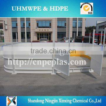 HDPE Skating Synthetic Ice Rink mobile hockey dasher board