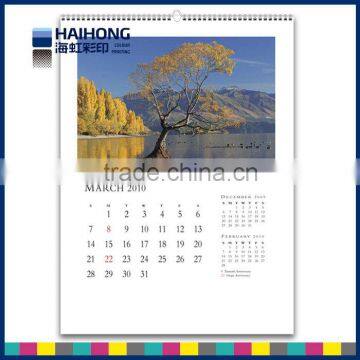 Printing high quality countdown wall calendar