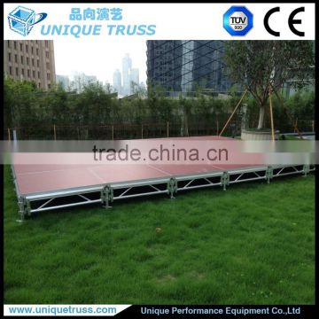 Hot sale event stage, aluminium plywood stage, wedding decoration stage