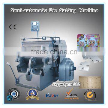 2014 Hot Sale CE Standard Die Creasing and Cutting Machine,paper die cutting machine,automatic paper die cutting machine