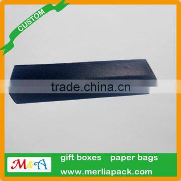 Shirt Wedding Business Cufflink Cardboard Boxes Mens Accessories Mini Navy Velvet Deluxe Box photo-3