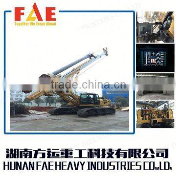 Super pile driver of Max. torque 80kN.m! Overall transport crawler rotary drilling rig FAR75!