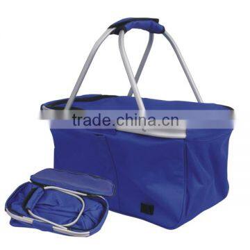Polyester Collapsible Market Basket With Pocket photo-4