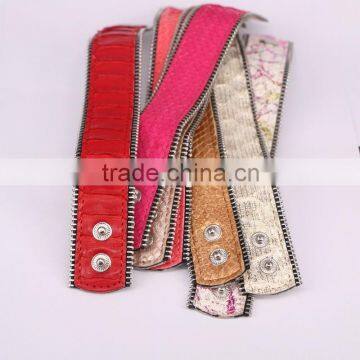 32mm Width Mixed Color Fish Skin Bracelet, Fish Leather Cuff Bracelet Bangle, For Jewelry Making