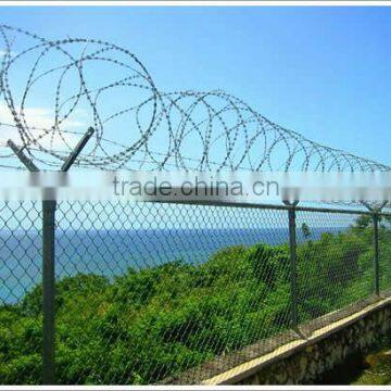 China supply black chain link fence/removable chain link fence