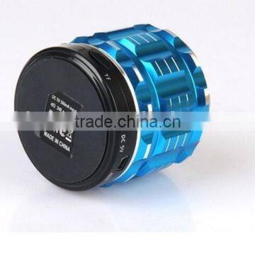 AI65077 Portable Mini Bluetooth Speakers,Metal Steel Wireless Smart Hands Free Subwoofer Speaker For Mobile Phone photo-3