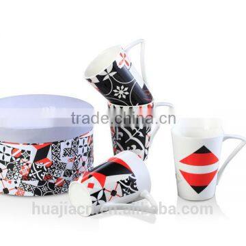 HJBD301-505 SET OF 4 MUGS