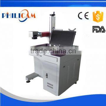 FLDJ stainless steel 20w fiber laser marking machine with color