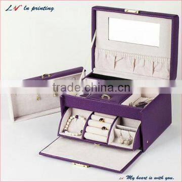 professional manufacture unique cosmetic jewelry box with high quality material in shanghai