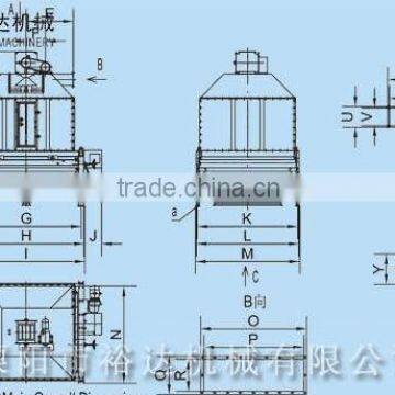 High Efficiency SKLN2.5 Poultry Feed Pellet Cooler photo-6