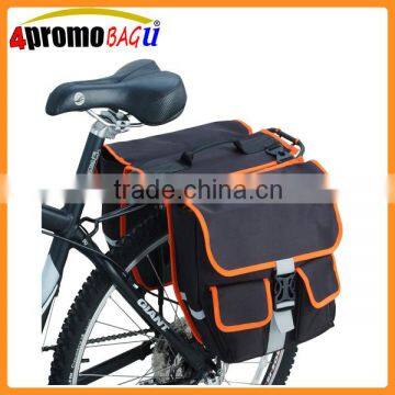 China factory Double Bike panniers bicycle rear rack bike accessories bag