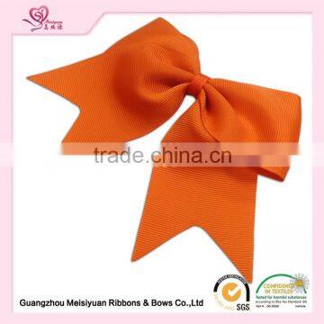 Good Price Orange Grosgrain Ribbon Bows For Girls Hair Clips