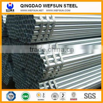 China manufacturer Hot rolled pipe round galvanized steel pipe price per kg