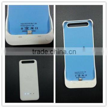 2015 Novelty Plastic External Backup Battery Charging Case for iPhone 6