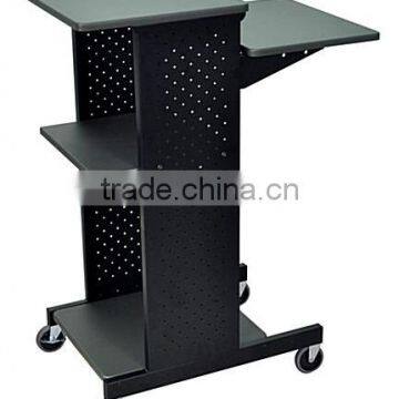 18" Mobile Laptop Stand with 4 Platforms, Steel