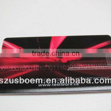 customize design Credit Card Usb Flash Drive