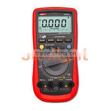 Handheld Digital Multimeter, AC/DC/Resistance/Capacitance/Temperature RS232 UT61C