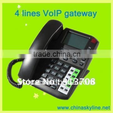 4-line voice sip pstn phone