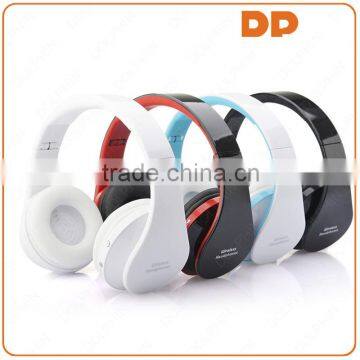 Colorful fashion foldable wireless headphone bluetooth stereo headphones