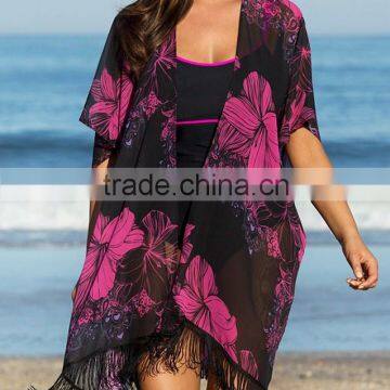 Women's printed beach wear, beach kaftan, beach wrap, sexy dress