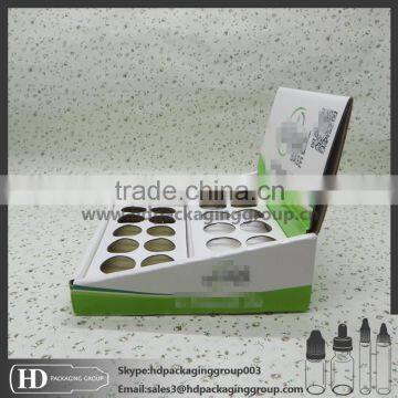 HD corrugated paper box packaging box for eliquid bottle display box for ejuice bottle