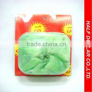 bath sponge with rope/bath net sponge ball/mesh bath sponge