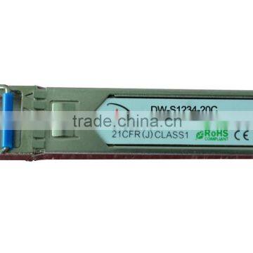 GLC-BX-U, BIDI SFP, 1.25G, 1310TX/1550RX, 20km, Optic Module/Transceiver, Compatible with Cisco, H3C, Juniper...