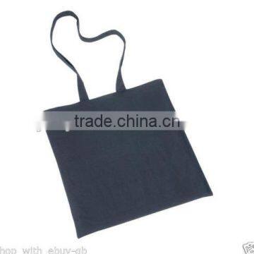 ECO BLACK COTTON SHOPPING SHOULDER TOTE BAGS